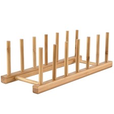 Bamboo Wooden Plate Racks Dish