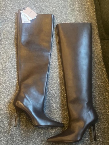 Mng mango leather tall - mng,