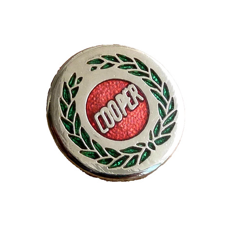 Cooper enamel lapel pin badge - lapel,