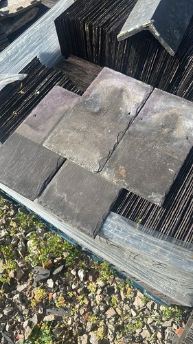 Roof slates reclaimed - roof,
