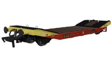 Rapido Trains 929010 Lowmac ZXW KDE263282 Satlink Red/Yellow OO Gauge
