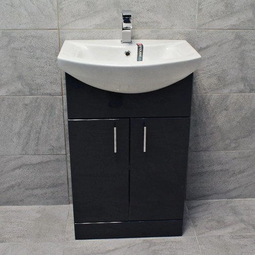 550mm vanity unit with ceramic - 550mm,