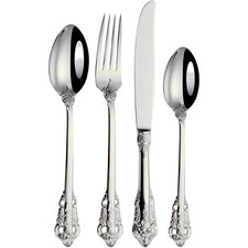 IMKRC Stainless Steel 24 Piece Cutlery Sets Dishwasher Safe Knife Fork Spoon