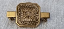 Masonic Vintage Per Officia Ad Honorem Hallmarked Silver Gilt Jewel Badge