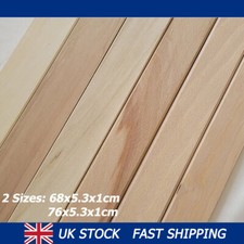 10Pcs Replacement Bed Slats - Sprung Support Wooden Bed Slats 53MM Width