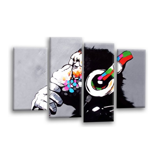 Banksy wall art - banksy,