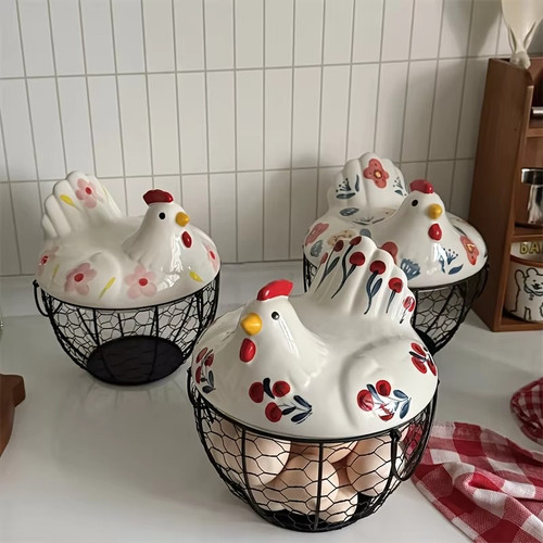 Farmhouse hen shaped egg - farmhouse,