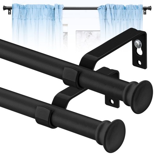 Double curtain pole - double,