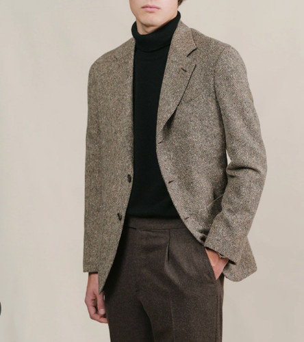 Bespoke donegal tweed brown - bespoke,