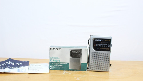 Vintage sony icf - icf-s10, fm/am