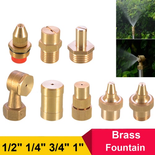 Brass garden fountain nozzle - brass,