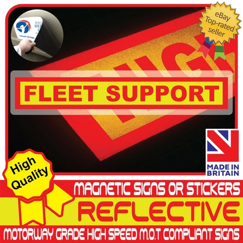 Fleet support fully - support, reflective