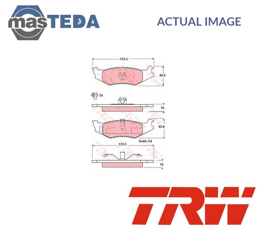 Gdb4012 brake pads - brake,