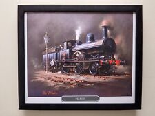 Philip Hawkins Steam Train print 'Pegasus' Precedent Class 2-4-0 No.482  FRAMED