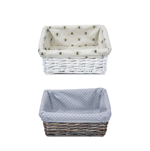Wicker storage basket shelf - wicker,
