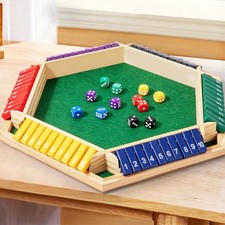 Wooden Shut The Box 6 Players