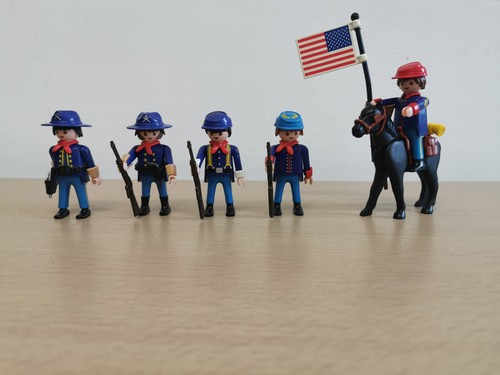 Playmobil union soldiers - union,