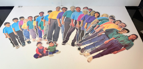 Laminated multicultural people - laminated,