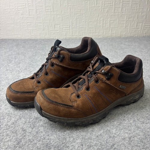 Clarks gore tex brown suede - clarks,