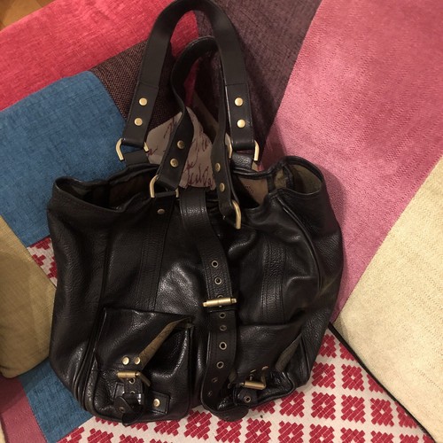 Mulberry bag black leather - black,