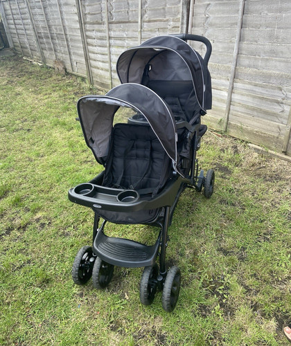 Graco double pushchair - pushchair, twin