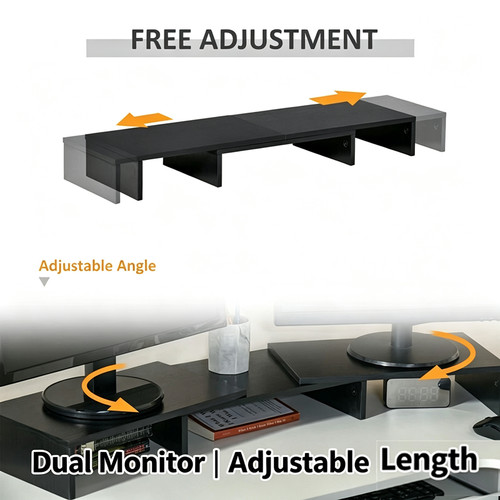Adjustable dual monitor - dual,