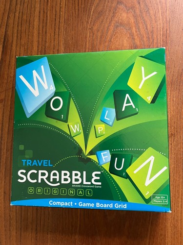 Travel scrabble board - travel,