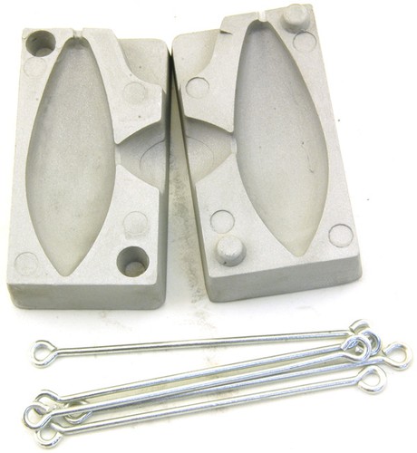 Long oval lead - long,