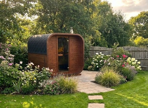 Outdoor sauna garden - sauna,