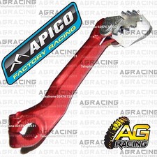 Apico Red Rear Foot Brake Pedal Lever For Jotagas Trial 125 2012-2015 Trials