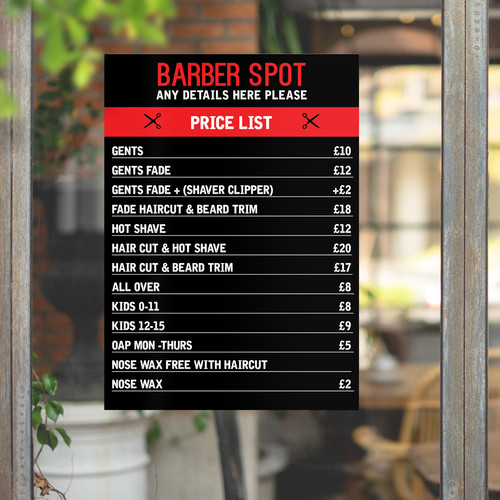 Barber shop salon price - shop,
