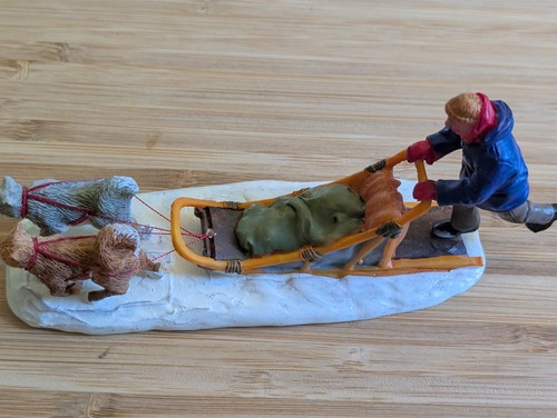 Lemax dog sled figurine - lemax, figure