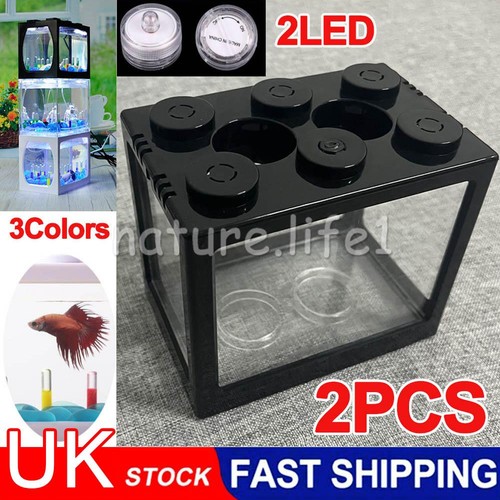 2pcs mini fish tank aquarium - mini,