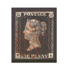 1840 1d  Black SG 2 K.A.  