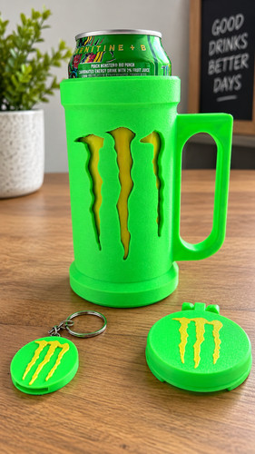 Monster energy can cup holder - can,