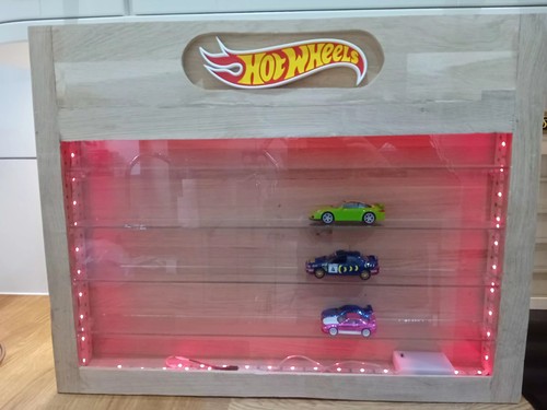Hot wheels display case wall - display,