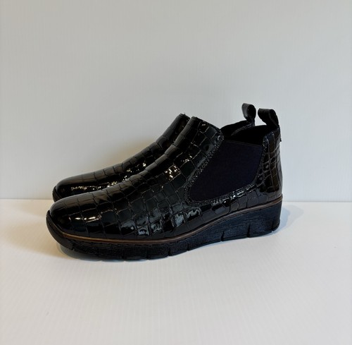 Rieker black moc - rieker,