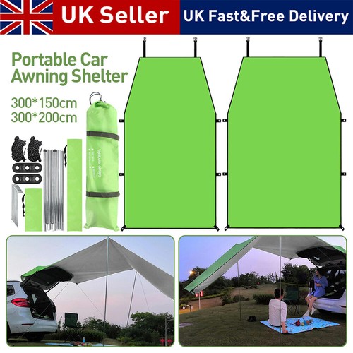 Car awning shelter - shelter, portable