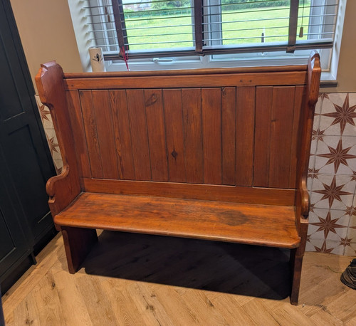 Church pew bench - pew,
