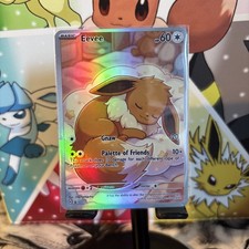 Custom Hand Drawn Eevee Card -