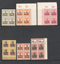 Germany - Bavaria,  6 blocks of four,  MNH.   (4902)