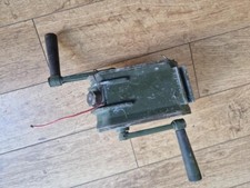 Vintage military hand generator