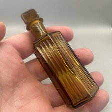 NICE EDWARDIAN CHEMIST POISON BOTTLE VARIANT WITH ORIGINAL STOPPER