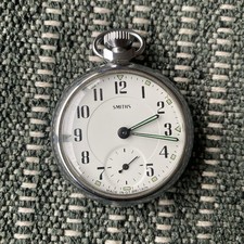 Smiths Chromed Gents Hand Wind