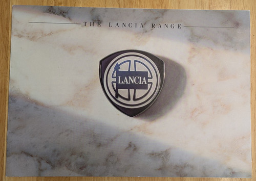 Lancia 1990 range - range, brochure