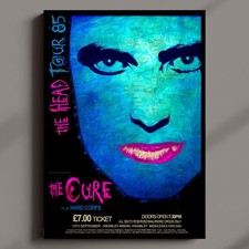 The Cure 85 Concert Poster