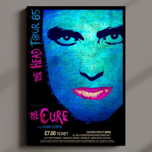 The cure concert poster - cure,