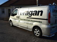 Side Bars + Down Lights To Fit Vauxhall Opel Vivaro SWB 2002-2014 Van Stainless