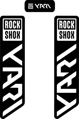 Rockshox yari forks decals - rockshox,