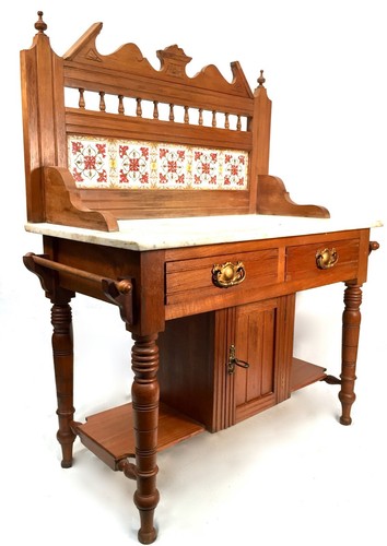Antique edwardian wash stand - wash,